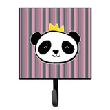 Caroline'S Treasures Panda Bear Queen Wall Hook, Small, Multicolor
