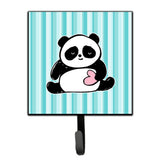 Caroline'S Treasures Panda Bear Love Wall Hook, Small, Multicolor