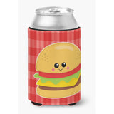 Caroline'S Treasures Hamburger Face Can Or Bottle Hugger, Can Hugger, Multicolor