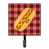 Caroline'S Treasures Hot Dog Face Wall Hook, Small, Multicolor