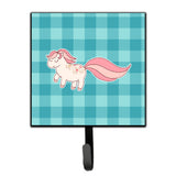 Caroline'S Treasures Little Pink Pony Polkadots Wall Hook, Small, Multicolor