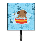 Caroline'S Treasures Puppy Taking A Bath Wall Hook, Small, Multicolor