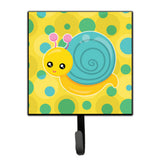 Caroline'S Treasures Snail On Polkadots Wall Hook, Small, Multicolor