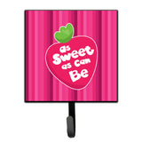Caroline'S Treasures Stawberry As Sweet As Can Be Wall Hook, Small, Multicolor