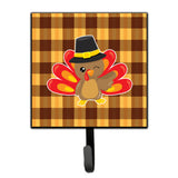 Caroline'S Treasures Thanksgiving Turkey Wink Wall Hook, Small, Multicolor