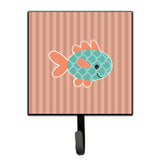 Caroline'S Treasures Fish Wall Hook, Small, Multicolor