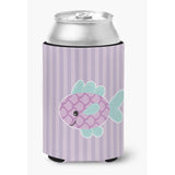 Caroline'S Treasures Purple Fish Can Or Bottle Hugger, Can Hugger, Multicolor