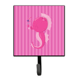 Caroline'S Treasures Pink Seahorse Wall Hook, Small, Multicolor