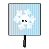 Caroline'S Treasures Weather Snowflake Face Wall Hook, Small, Multicolor