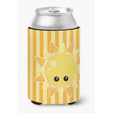 Caroline'S Treasures Weather Sunshine Face Can Or Bottle Hugger, Can Hugger, Multicolor