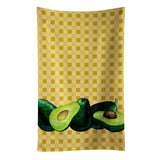 Caroline'S Treasures Avacado On Basketweave Decorated Dish Towel, 25Hx15W, Multicolor