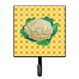 Caroline'S Treasures Cauliflower On Basketweave Wall Hook, Small, Multicolor
