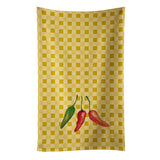 Caroline'S Treasures Cayenne Pepper On Basketweave Decorated Dish Towel, 25Hx15W, Multicolor