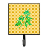 Caroline'S Treasures Celery On Basketweave Wall Hook, Small, Multicolor
