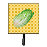 Caroline'S Treasures Chinese Cabbage On Basketweave Wall Hook, Small, Multicolor