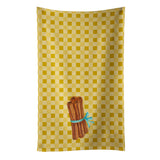 Caroline'S Treasures Cinnamon On Basketweave Decorated Dish Towel, 25Hx15W, Multicolor