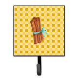Caroline'S Treasures Cinnamon On Basketweave Wall Hook, Small, Multicolor