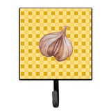 Caroline'S Treasures Garlic On Basketweave Wall Hook, Small, Multicolor