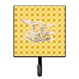 Caroline'S Treasures Oyster Mushrooms On Basketweave Wall Hook, Small, Multicolor