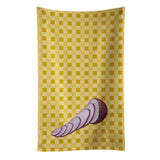 Caroline'S Treasures Red Onion On Basketweave Decorated Dish Towel, 25Hx15W, Multicolor