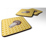 Caroline'S Treasures Rotkappe Mushroom On Basketweave Decorative Coasters, 3.5, Multicolor