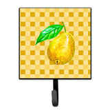 Caroline'S Treasures Guava On Basketweave Wall Hook, Small, Multicolor