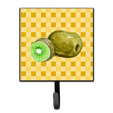 Caroline'S Treasures Kiwi On Basketweave Wall Hook, Small, Multicolor