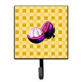 Caroline'S Treasures Mangosteen Sliced On Basketweave Wall Hook, Small, Multicolor