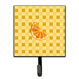 Caroline'S Treasures Sliced Oranges On Basketweave Wall Hook, Small, Multicolor