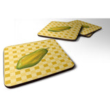 Caroline'S Treasures Whole Papaya On Basketweave Decorative Coasters, 3.5, Multicolor