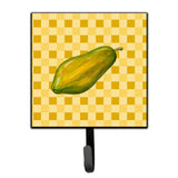 Caroline'S Treasures Whole Papaya On Basketweave Wall Hook, Small, Multicolor