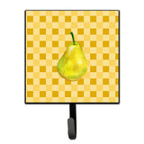 Caroline'S Treasures Whole Pear On Basketweave Wall Hook, Small, Multicolor