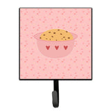 Caroline'S Treasures Cookie Dough Pink Wall Hook, Small, Multicolor