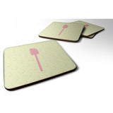 Caroline'S Treasures Spatula On Green Decorative Coasters, 3.5, Multicolor