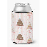 Caroline'S Treasures Cakes Decorative Can Hugger, Multicolor