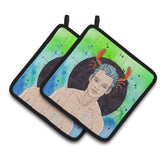 Caroline'S Treasures Cancer Zodiac Sign Decorated Pot Holder, 7.5Hx7.5W, Multicolor