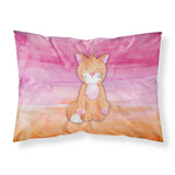 Caroline'S Treasures Orange Cat Watercolor Pillowcase, Standard, Multicolor