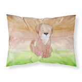 Caroline'S Treasures Dog Green And Brown Watercolor Pillowcase, Standard, Multicolor
