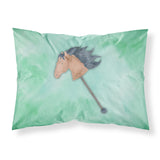 Caroline'S Treasures Stick Horse Watercolor Printed, Polyester, 250 Thread Count, Envelope Closure Pillowcase, Standard, Multi