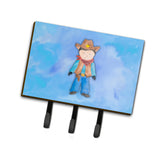 Caroline'S Treasures Cowboy Watercolor Wall Hook, Triple, Multicolor