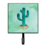 Caroline'S Treasures Western Cactus Watercolor Wall Hook, Small, Multicolor