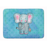 Caroline'S Treasures Blue Elepant Watercolor Floor Mat, 19H X 27W, Multicolor