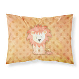 Caroline'S Treasures Polkadot Lion Watercolor Pillowcase, Standard, Multicolor
