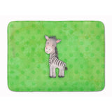 Caroline'S Treasures Polkadot Zebra Watercolor Floor Mat, 19H X 27W, Multicolor
