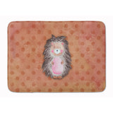 Caroline'S Treasures Polkadot Hedgehog Watercolor Floor Mat, 19H X 27W, Multicolor
