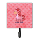 Caroline'S Treasures Polkadot Horse Watercolor Wall Hook, Small, Multicolor