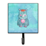 Caroline'S Treasures Rhinoceros Watercolor Wall Hook, Small, Multicolor