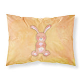 Caroline'S Treasures Rabbit Watercolor Pillowcase, Standard, Multicolor