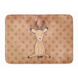 Caroline'S Treasures Polkadot Antelope Watercolor Floor Mat, 19H X 27W, Multicolor
