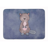 Caroline'S Treasures Beaver Watercolor Floor Mat, 19H X 27W, Multicolor